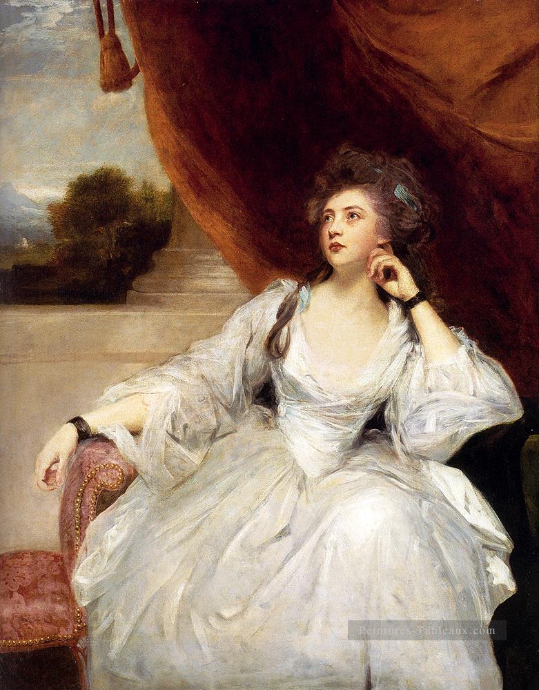 Portrait de Mme Stanhope Joshua Reynolds Peintures à l'huile